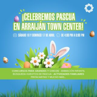 Te esperamos para disfrutar la Pascua con la Familia en Arraiján Town Center

-
#ArraijánTownCenter #Panamá #DondeDebesEstar #Arraiján #Pty #CentroComercial