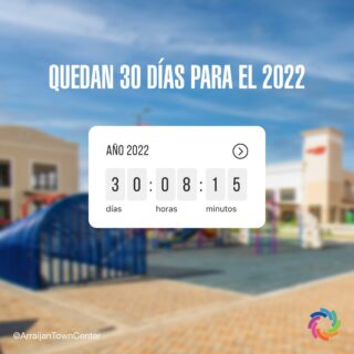 ¡Cuenta regresiva! 😱

Solo 30 días quedan de este año, ¿ya tienes tus propósitos para el 2022?

Déjanos en los comentarios, qué te gustaría ver el próximo año en #ArraijánTownCenter 

#SeguroParaTi #Panamá #DondeDebesEstar #Arraiján #CentroComercial