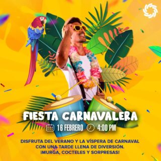¡Ven a celebrar el Carnaval con nosotros! 🥳

Te invitamos a pasar una tarde llena de diversión en nuestra Fiesta Carnavalera. 🎭🎉

Disfruta de la magia del verano ☀️ y la víspera de carnaval con murga🥁, cocteles🍹 y sorpresas. 🥳

Te esperamos el jueves 16 de febrero a partir de las 4:00pm. 🕓

💥¡No te puedes perder esta fiesta! ¡Ven a divertirte con nosotros!
-
#ArraijánTownCenter #Panamá #DondeDebesEstar #Verano #PuntoDeEncuentro #CentroComercial